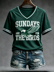 Women's Eagles Football Gameday Gift For Football Fans short-sleeved T-shirt