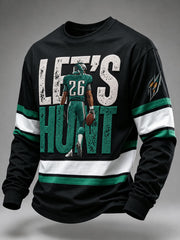 Men's Let's Hunt Football Long Sleeve T-shirt