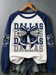 Women's Football Gameday Gift For Football Fans Casual Sweatshirt