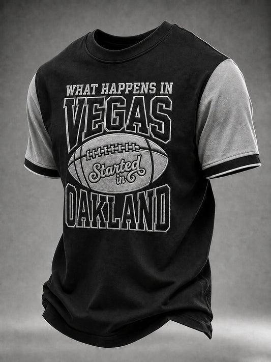 Men's Las Vegas Football Fan Print T-shirt
