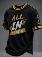 Men's America Football Printed T-shirt