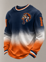 Men's Football Fans Gameday Waffle Long Sleeve Top