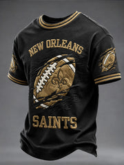 Men's America Football Printed T-shirt