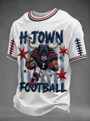Men's Football Short Sleeves T-shirt