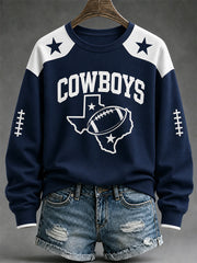 Women's Football Gameday Gift For Football Fans Casual Sweatshirt