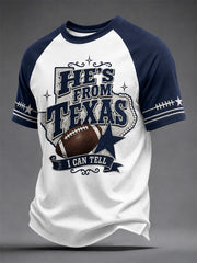 Men's Football Gameday Gift For Football Fans Casual Tee