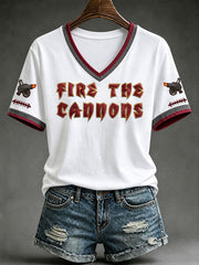 Women's Fire The Cannons Short-sleeved T-shirt