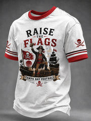 Men's Raise The Flags Football Short Sleeves T-shirt