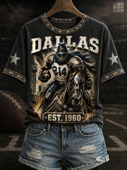 Women's Dallas Rugby Retro T-Shirts
