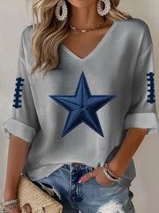Women's Football Waffle T-shirt