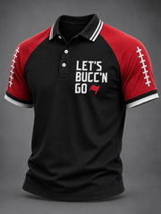 Men's Football Fan Print Shirt