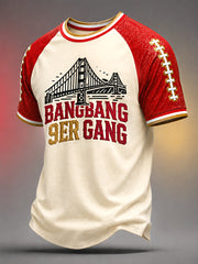 Men's Bang Bang Football Gameday Gift For Football Fans Casual Tee