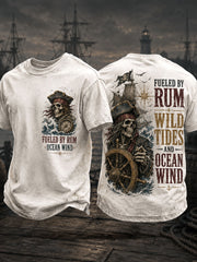 MEN'S "FUELED BY RUM WILD TIDES AND OCEAN WIND" TOPS