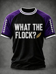 Men's Football Fan Print Short Sleeve T-shirt