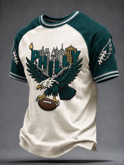Men's Football Gameday Gift For Football Fans Short Sleeve T-shirt