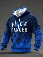 Men's "fuck cancer" prostate cancer awareness hoodies