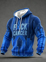 Men's "fuck cancer" prostate cancer awareness hoodies