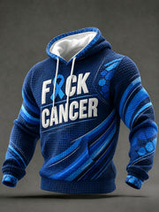 Men's "fuck cancer" prostate cancer awareness hoodies