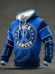 Men's "fuck cancer" prostate cancer awareness hoodies