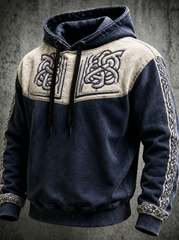 Men's Oversized Drop-Shoulder Hoodie with Pockets