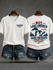Women's Lake Ontario Always And Forever Short Sleeve T-shirt