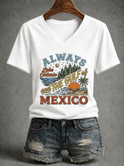 Women’s Lake Ontario Printed Casual T-Shirt