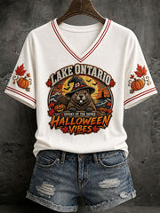 Women's Ontario Halloween Fun Casual T-shirt