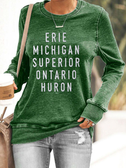 Women's Lake Polyester Waisted Sweatshirt