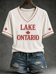 Women's Lake Ontario Always And Forever Short Sleeve T-shirt