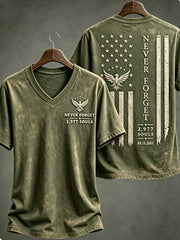 Women's NEVER FORGET 2,977 SOULS 2,977 SOULS 09.11.2001 T-shirt