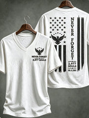 Women's NEVER FORGET 2,977 SOULS 2,977 SOULS 09.11.2001 T-shirt