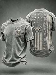 Men's NEVER FORGET 2,977 SOULS 2,977 SOULS 09.11.2001 t-shirt