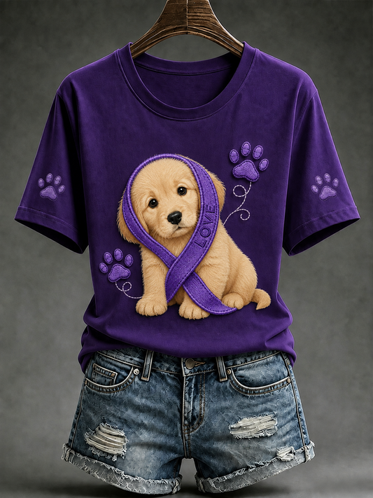 Women's Alzheimer's Awareness Short-sleeved T-shirt