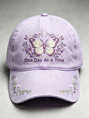 Unisex Alzheimer's Awareness Purple Art Print Hat