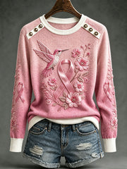 Women's Breast Cancer Awareness Hummingbird Tops