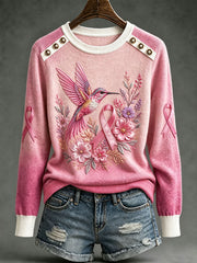 Women's Breast Cancer Awareness Hummingbird Tops