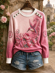 Women's Breast Cancer Awareness Hummingbird Tops