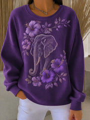 Women's Alzheimer's disease Print Casual Sweatshirt