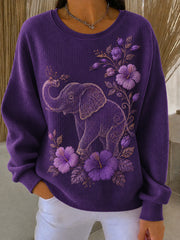 Women's Alzheimer's disease Print Casual Sweatshirt
