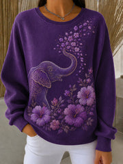 Women's Alzheimer's disease Print Casual Sweatshirt