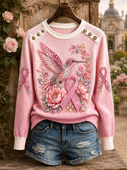 Women's Breast Cancer Awareness Hummingbird Tops