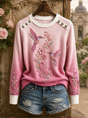 Women's Breast Cancer Awareness Hummingbird Tops