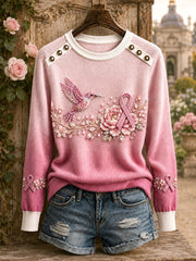 Women's Breast Cancer Awareness Hummingbird Tops