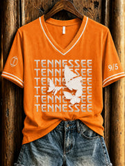 Women's Tennessee Football Casual Printed T-shirt