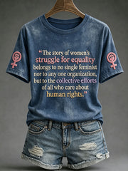 Women's Struggle for Gender Equality T-Shirts