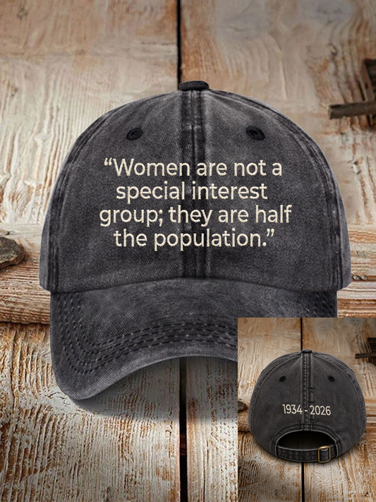Unisex RIP Retro Feminist Icon Printed Hat