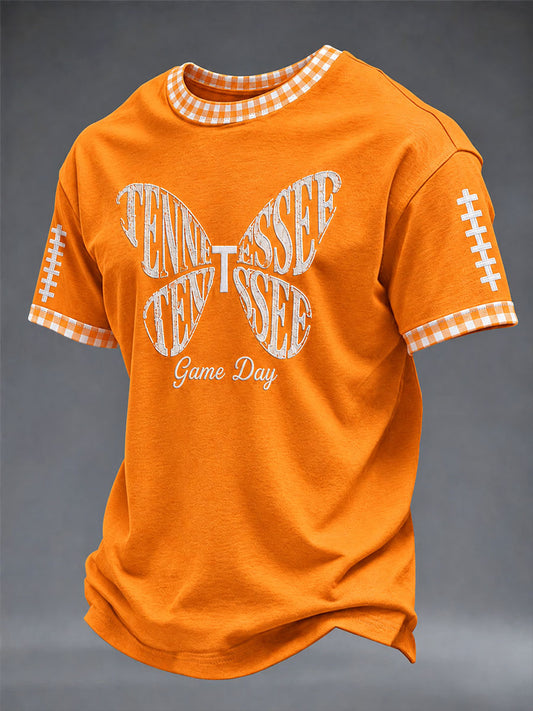 Men's Tennessee Football Casual Printed T-Shirt
