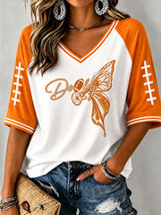 Women's Tennessee Football Casual Printed T-Shirt