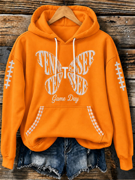 Women's Tennessee Football Casual Printed Hoodie