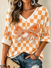 Women's Tennessee Football Casual Printed T-Shirt